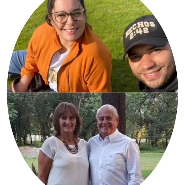 A família Tigero e a família Domínguez, coordenadoras no Hospital Infantil.