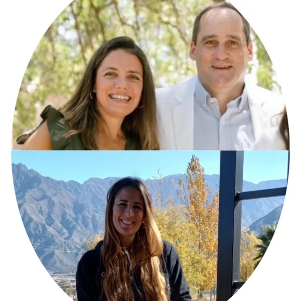 A família Epifanio e Florencia Hidalgo, que coordenam Huertillas.